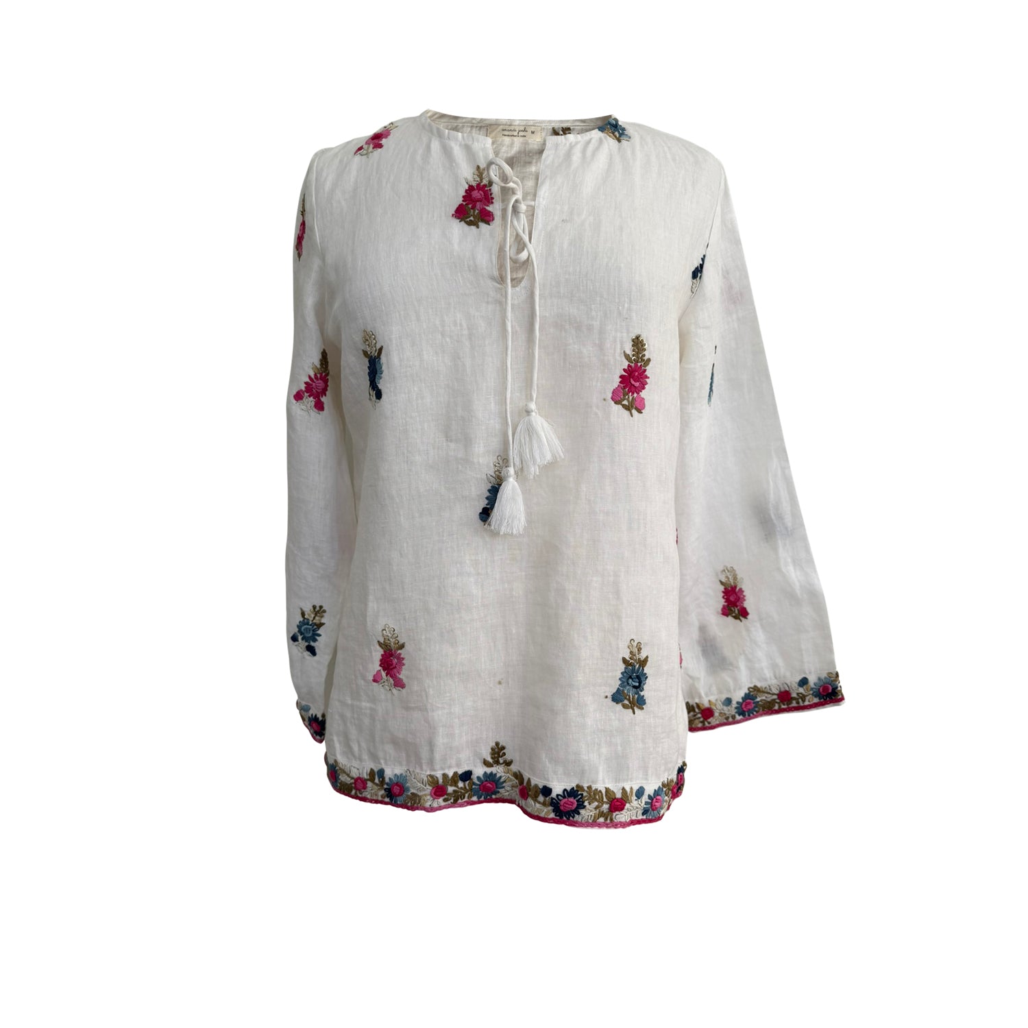 White Peasant Top - Joshi